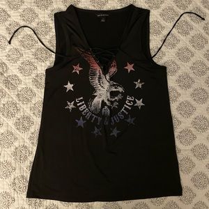 Patriotic Women’s stylish & sexy tank top. Size medium. NWOT.